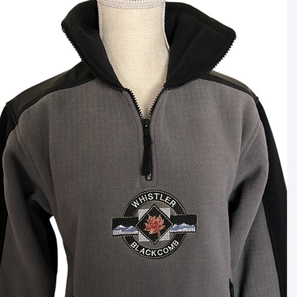 EXP DESIGNS BY LAGO APPAREL WHISTLER BLACKCOMB FLEECE 1/4 ZIP PULLOVER - Size S - Picture 2 of 8